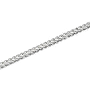Mabina Bracciale in argento con catena a maglia franco 533804